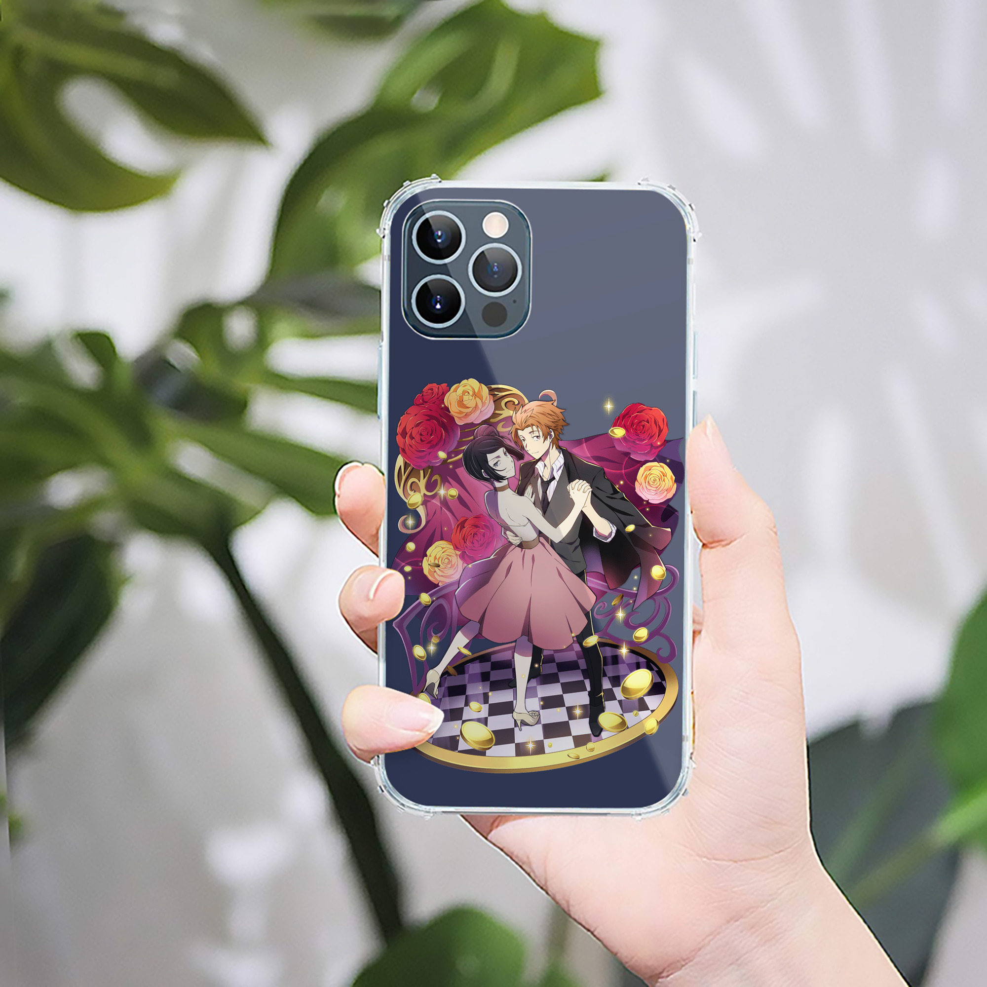 （画像用） 文豪ストレイドッグス Bungo Stray Dogs 【iPhone 12シリーズ対応】透明スマホケース（クリアソフトケース）